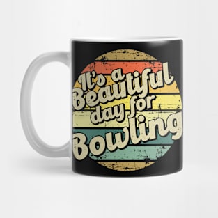 Bowling hobby present perfect for him or her mom mother dad father friend Mug